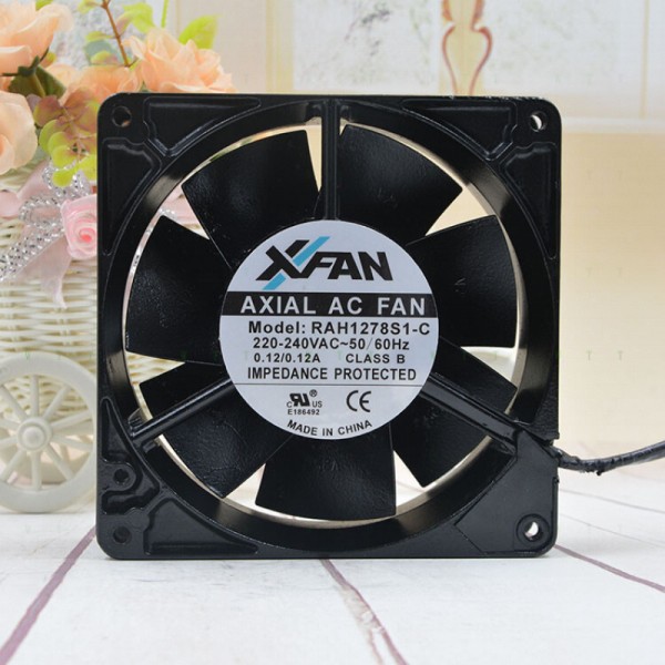 Hfor XINRUILIAN 12738 220V 0.12A 고온 저항성 올 메탈 팬 제품 이미지