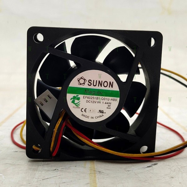 SUNON 팬용 H 1 PCS EF60251B1-Q01U-HB9 DC12V 1.44W 6025 6CM 3 핀 냉각 제품 이미지