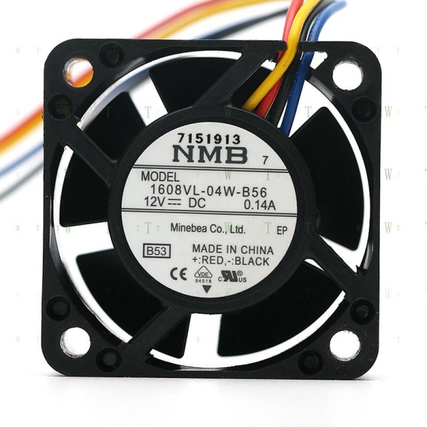 NMB 1608VL-04W-B56 4020 0.14A 12V 4선 PMW 냉각 팬용 H 제품 이미지