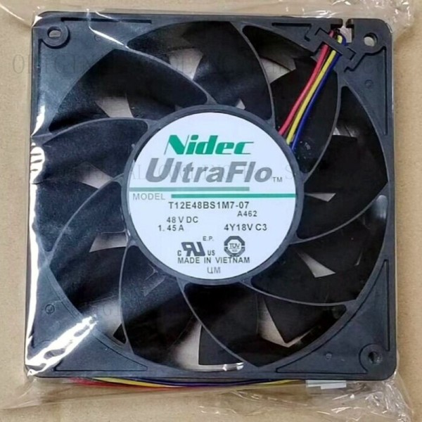 B5Nidec T12E48BS1M7-07 48V DC 1.45A 12012038mm 냉각 팬용 새 제품 제품 이미지