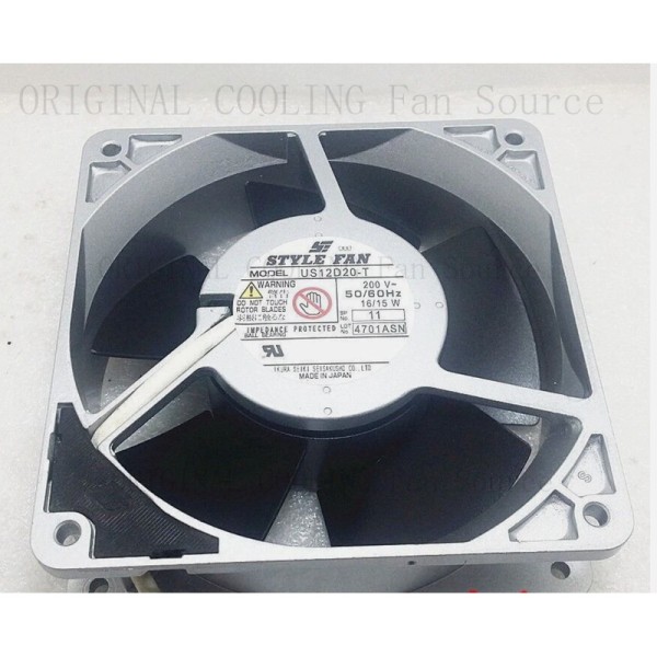 스타일 팬용 B 1PCS US12D20-T 200V 1615W 12012038mm 올메탈 제품 이미지