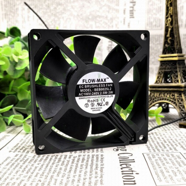 H1개 FLOW-MAX BEB0025L2 100V-240V 2.5W -3W 8cm 808025 냉각 팬 제품 이미지
