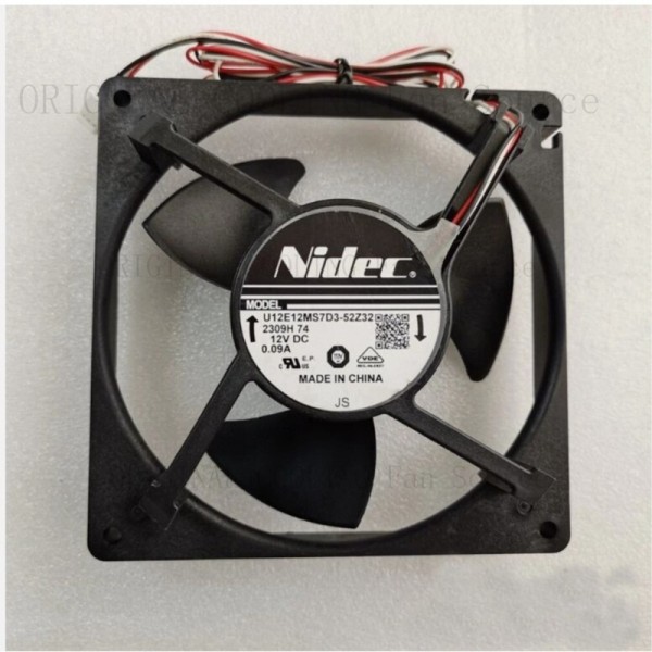 NidecModelU12E12MS7D3-52Z32 12VDc3Line 인버터 냉각 팬용 B 5개 제품 이미지