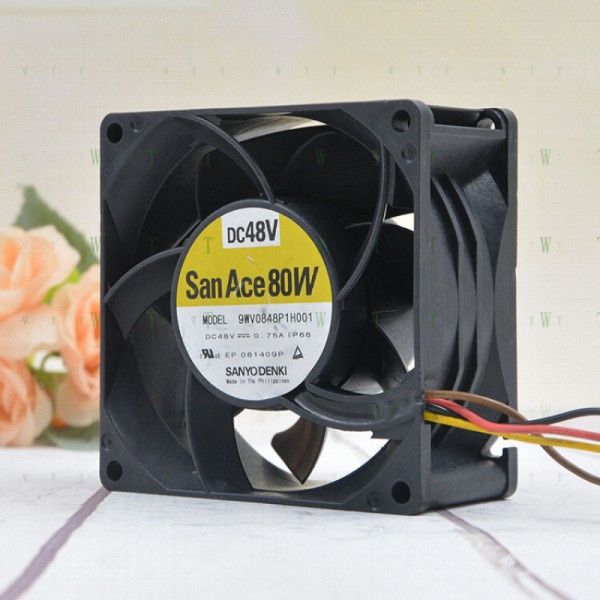 HSanyo 9WV0848P1H001 8038 48V 0.75A 8cm 방수 대용량 팬 제품 이미지