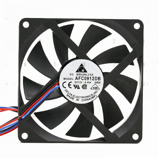 H델타 9015 AFC0912DB 12V 0.45A 4선 PWM 속도 조절 섀시 CPU 팬용 제품 이미지