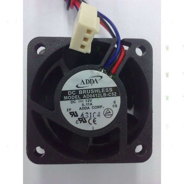 ADDA 팬용 H 1 PCS AD0412LB-C52 404020mm DC 12V 0.11A 3핀 제품 이미지