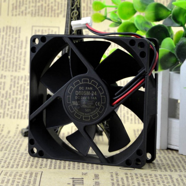 Hfor YATE LOON D80SM-24 8Cm 24V 0.14A 인버터 냉각 팬 제품 이미지
