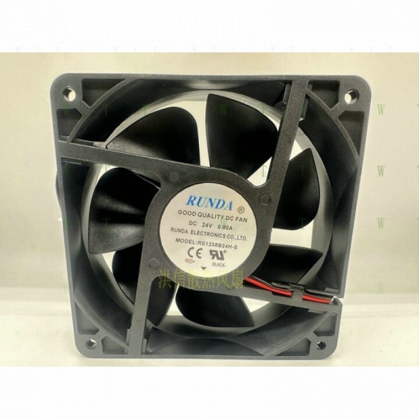 RUNDA RS1238B24H-S DC24V 0.80A 12CM 12038 인버터 냉각 팬용 H 1개 제품 이미지