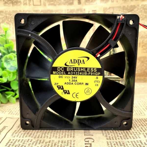 ADDA AD1224UB-F91GP 24V 1.30A 12038 12cm 볼 인버터 냉각 팬용 H 제품 이미지
