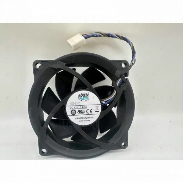 H1개 쿨러 마스터 DF0802512RFUN DC12V 0.60A 8cm 4선 PWM 팬 제품 이미지