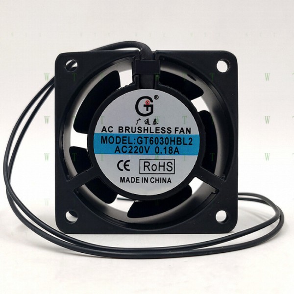 축류 팬용 H 1개 220v GT6030HBL2 606030 금속 프레임 6CM 무소음 냉각 제품 이미지