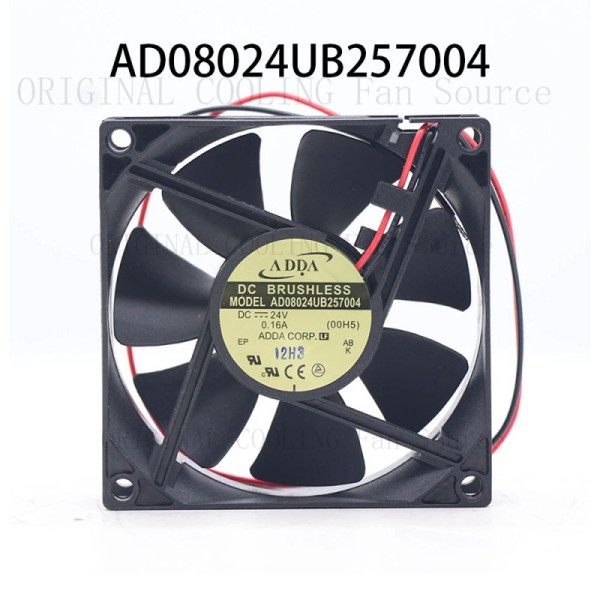 H신품 밀봉형 AD08024UB257004 808025MM ADDA 라디에이터용 24V 0.16A 제품 이미지