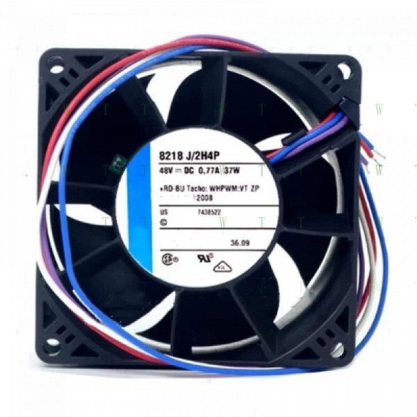 H1 PCS 냉각 팬용 8218J2H4P DC48V 37W 8038 8cm 4선 서버 제품 이미지