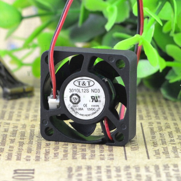 Hfor T & 3010L12S ND1 DC12V 0.08A 3 cm 무소음 냉각 팬 제품 이미지