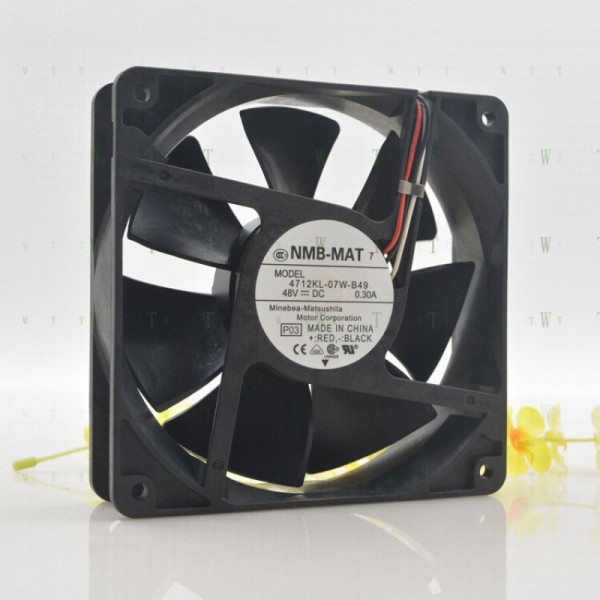 NMB 4712KL-07W-B49 48V 0.3A 12cm 12032 인버터 섀시 냉각 팬용 H 제품 이미지