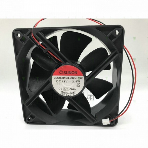 SUNON 12038 EEC0381B3-000C-A99 DC12V 2.9W 팬용 H 1개 제품 이미지