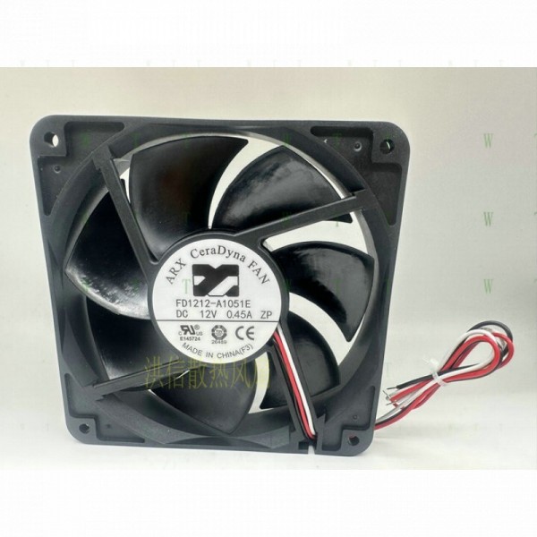 ARX 팬용 H 1개 FD1212-A1051E DC12V 0.45A 13선 냉각 팬 제품 이미지