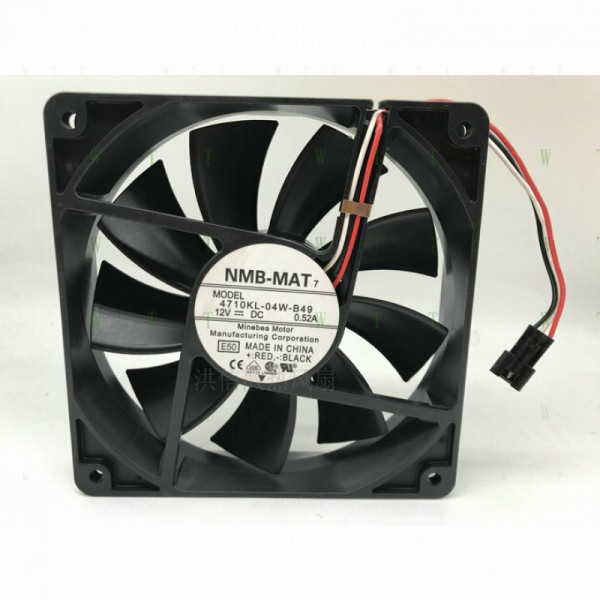 NMB 팬용 H 1 PCS 4710KL-04W-B49 DC 12V 0.52A 13 핀 냉각 제품 이미지