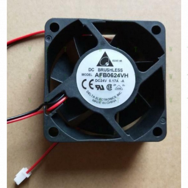 DELTA 팬용 H 1개 AFB0624VH DC 24V 0.17A 606025mm 2핀 냉각 제품 이미지