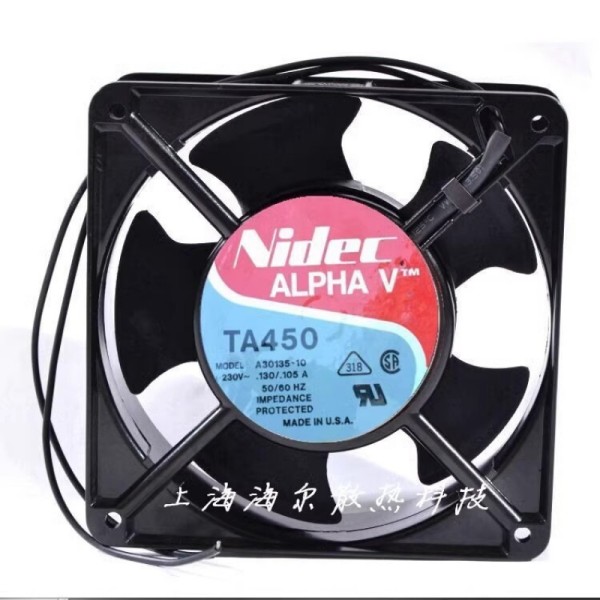 HFOR Nidec TA450 A30135-10 230V 0.130.105A 12cm 12038 캐비닛 산업용 팬 제품 이미지