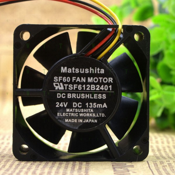 마쓰시타 SF60 팬 모터 TSF612B2401 6CM 24V 135MA 6025 냉각 H 제품 이미지