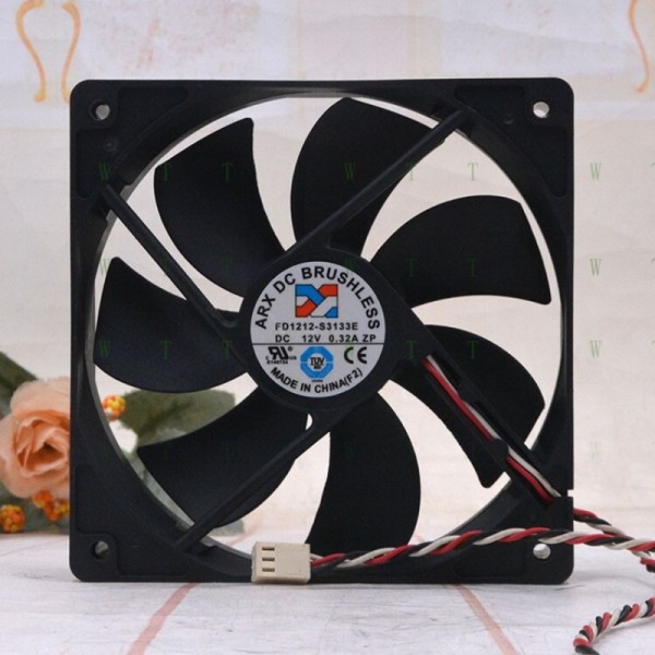 ARX 팬용 H 1 PCS FD1212-S3133E DC12V 0.32A 112CM 3 핀 냉각 팬 제품 이미지