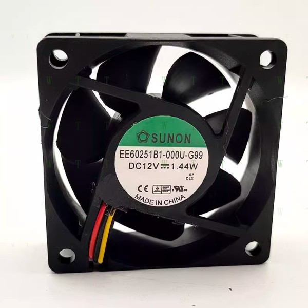 SUNON 팬용 H 1 PCS EE60251B1-000U-G99 DC12V 1.44W 6025 6cm 3선 냉각 제품 이미지