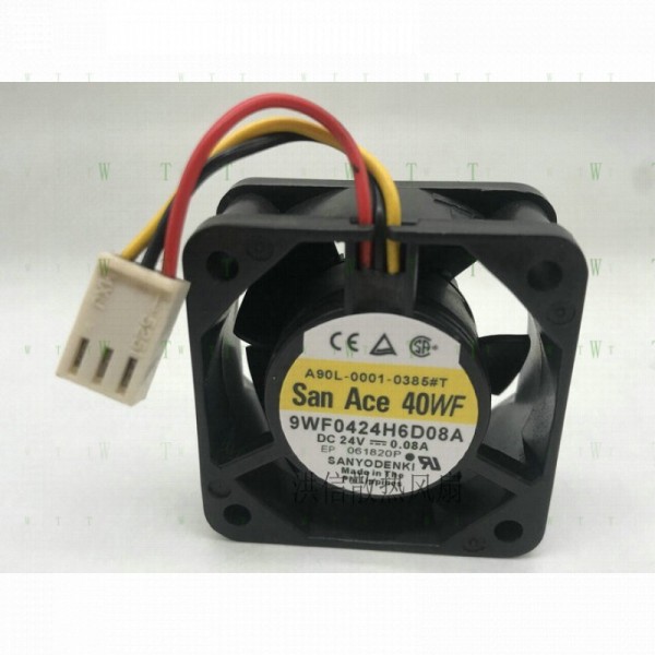 H1개 산요 A90L-0001-0385 # T 9WF0424H6D08A Fanuc 팬 3선 24V 0.08A 제품 이미지