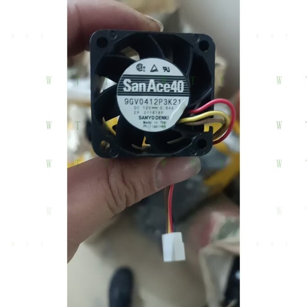 산요 팬용 H 1개 9GV0412P3K21 DC12V 0.84A 4028 4cm 4선 PWM 냉각 제품 이미지