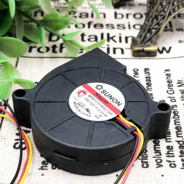H1개 SUNON MF50151VX-B00C-G99 블로워 12V 2.04W 5cm 속도 팬용 제품 이미지