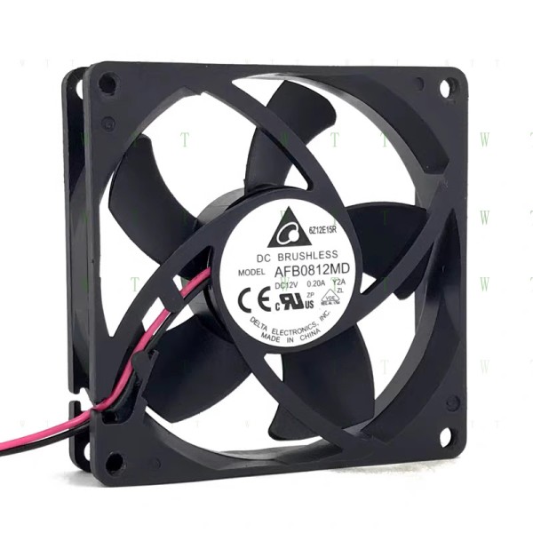 델타 팬용 H 1개 AFB0812MD DC12V 0.20A 8CM 2선 섀시 냉각 제품 이미지