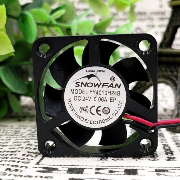 SNOWFAN YY4010H24B 24v 0.06A 4CM 이중 볼 베어링 DC 냉각 팬용 H 1개 제품 이미지