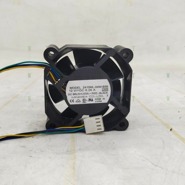 H1 PCS NMB 팬 2410ML-04W-B59 DC12V 0.26A 6025 6CM 4 핀 냉각 제품 이미지