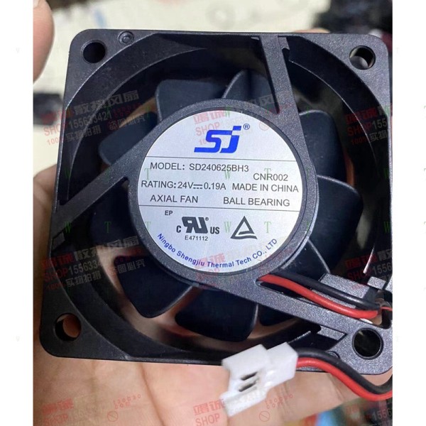 H1 PCS sj 팬용 SD240625BH3 DC24V 0.19A 6025 6CM 2선 인버터 냉각 제품 이미지