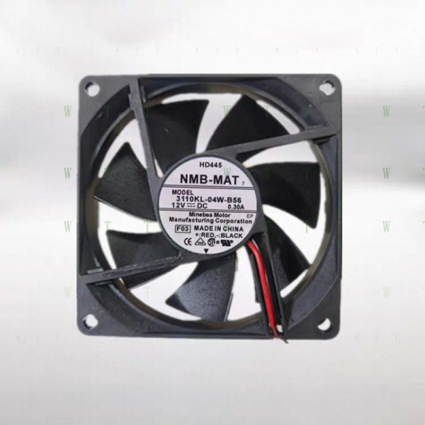 NMB 팬용 H 1 PCS 3110KL-04W-B56 DC12V 0.3A 8cm 8025 2선 냉각 제품 이미지