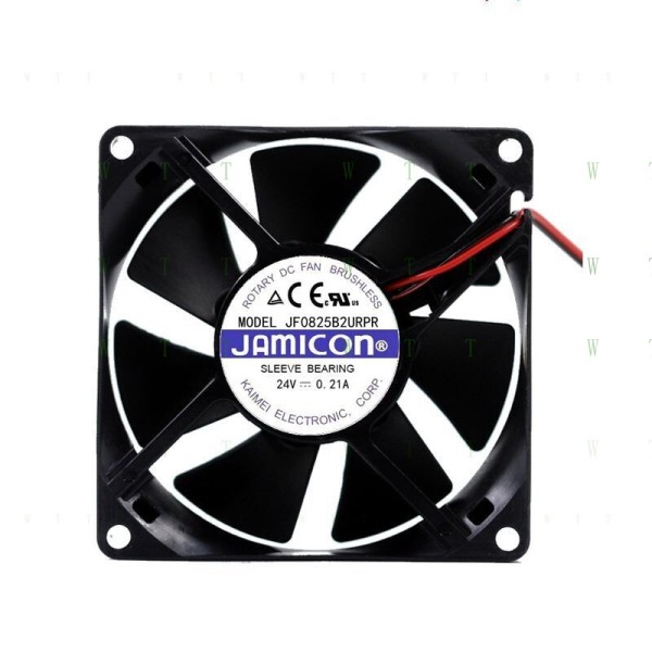 JAMICON 팬용 H 1 PCS JF0825B2URPR DC24V 0.21A 8025 8cm 2선 냉각 제품 이미지