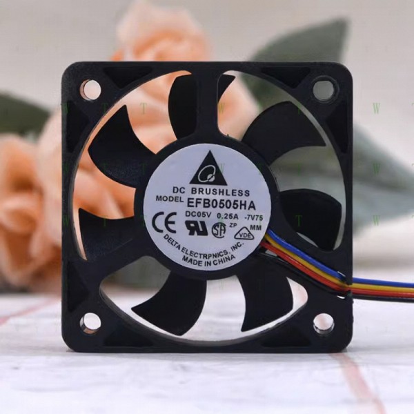 델타 팬용 H 1 PCS EFB0505HA DC5V 0.25A 5010 5CM 4선 PWM 냉각 제품 이미지