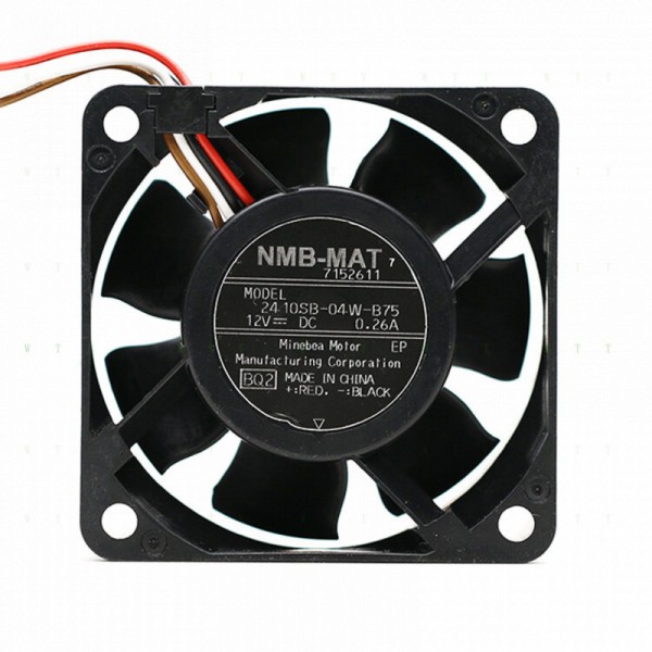 NMB 2410SB-04W-B75 6025 6CM 12V 0.26A 4선 PWM 냉각 팬용 H 제품 이미지