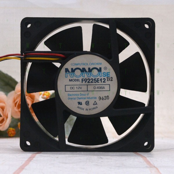 NONOl F9225E12B 12V 0.498A 9025 컴퓨터 호스트 마더보드 게일 볼륨 팬용 H 1개 제품 이미지