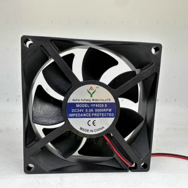 H1개 YF8025S DC24V 0.3A 25MM 인버터 냉각 팬 제품 이미지