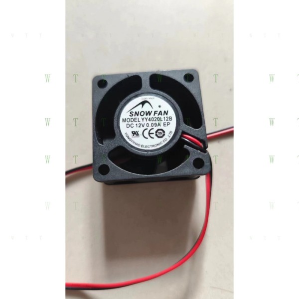 SNOWFAN 팬용 H 1 PCS YY4020L12B DC12V 0.09A 4CM 2선 냉각 제품 이미지