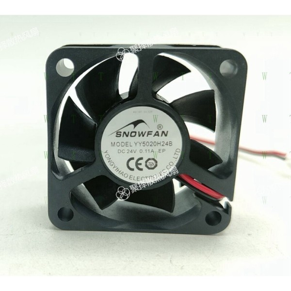 SNOWFAN 팬용 H 1 PCS YY5020H24B DC24V 0.11A 5CM 2선 냉각 제품 이미지
