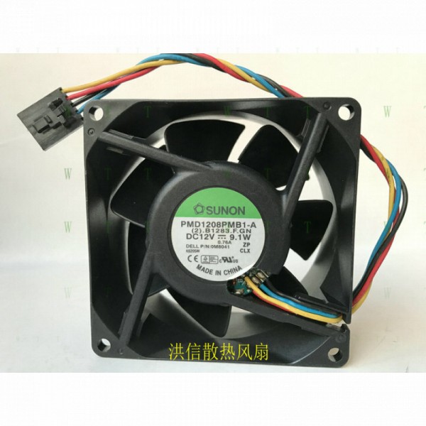 SUNON 팬 PMD1208PMB1-A DC12V 9.1W 8CM 8038 냉각 4선 5핀용 H 1개 제품 이미지