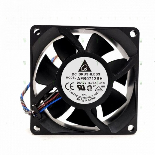 델타 팬용 H 1 PCS AFB0712SH DC 12V 0.76A 7025 7CM 4 핀 인버터 냉각 제품 이미지