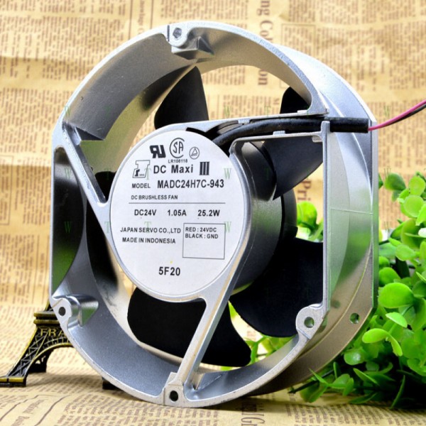 HFOR SERVO MADC24H7C-943 24V 1.05A Waiken 인버터 전용 냉각 팬 제품 이미지