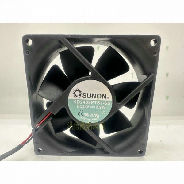 SUNON 9025 KD2409PTS1-6B DC24V 2.9W 인버터 냉각 팬용 H 1개 제품 이미지