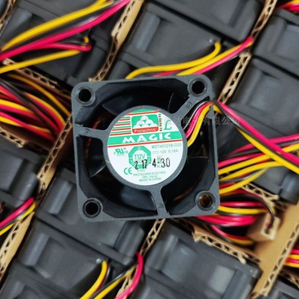 Protechnic 팬 MGT4012YB-O20 DC12V 0.18A 4020 4cm 3선 냉각 H 1개 제품 이미지
