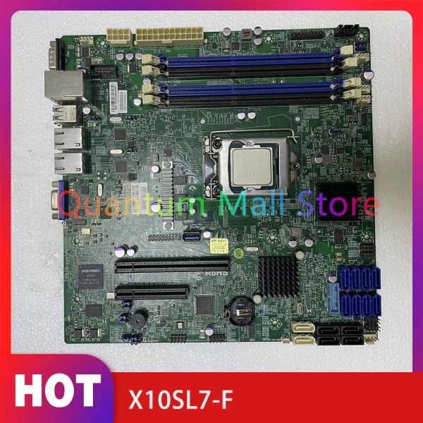 서버 마더보드 LGA1150은 E3-12xx V3V4 프로세서 X10SL7-F를 지원합니다. 제품 이미지