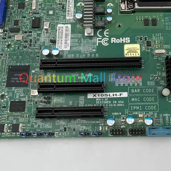 서버 마더보드 LGA1150은 E3-1200V3 시리즈 CPU X10SLH-F를 지원합니다. 제품 이미지
