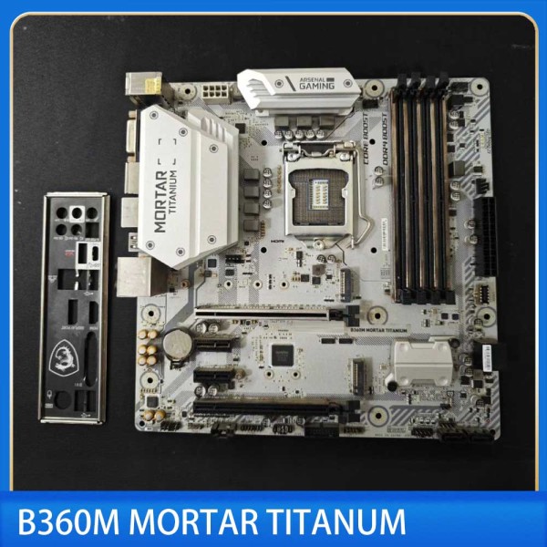 화이트 모르타르 마더보드 B360M MORTAR TITANUM 제품 이미지